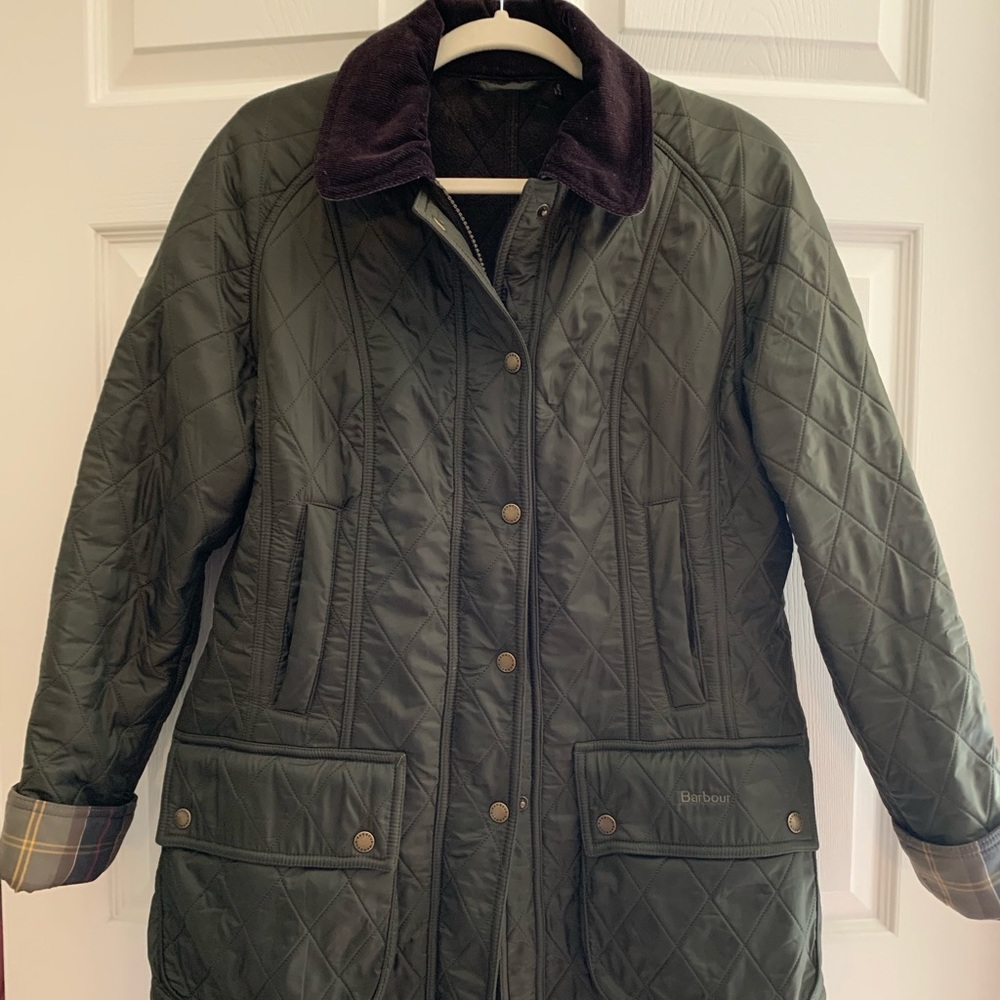Barbour quilted coat